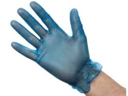Gants Vinyle Bleu M - 100 pcs NP